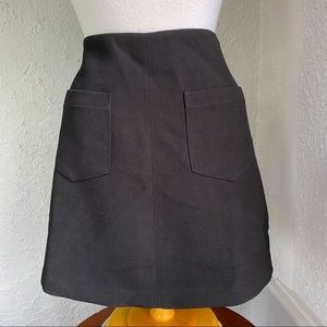 Lush Black Mini Skirt with Pockets Size M
